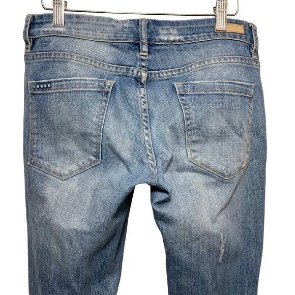 Blank NYC Boyfriend Distressed Jeans Revolve 6 28 Blue Flavor Savor - Picture 6 of 9